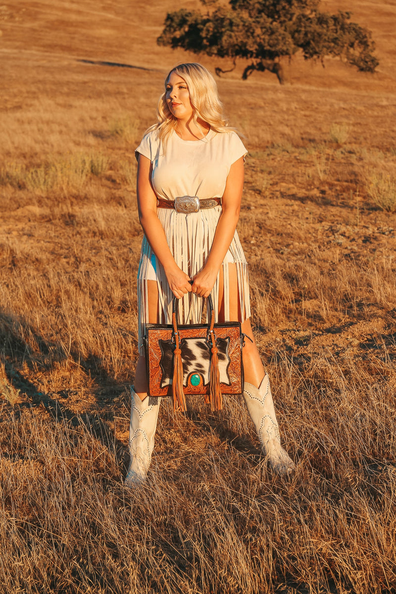 The Nashville Gunner Tote (No Fringe) a Haute Southern Hyde by Beth Marie Exclusive
