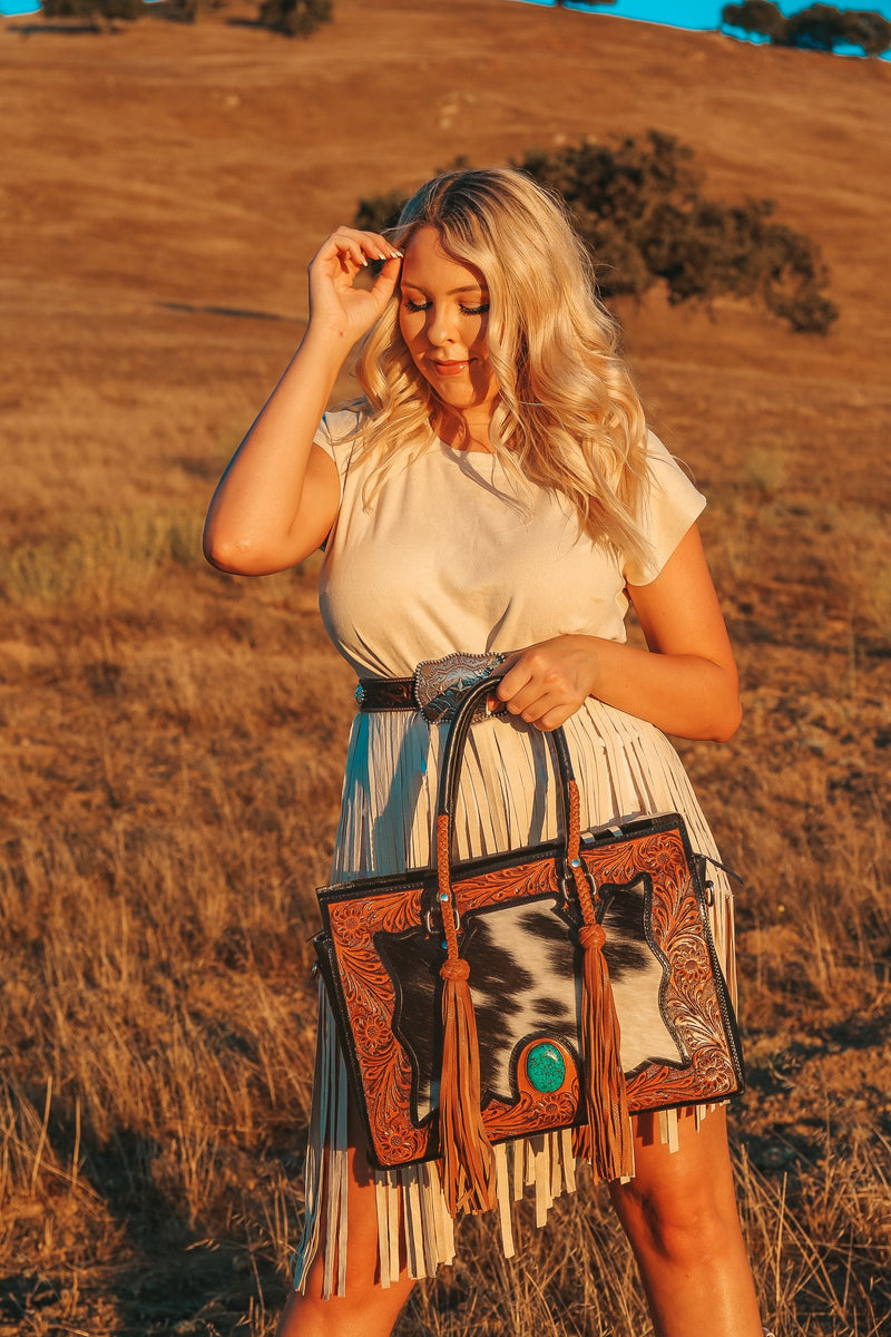 The Nashville Gunner Tote (No Fringe) a Haute Southern Hyde by Beth Marie Exclusive