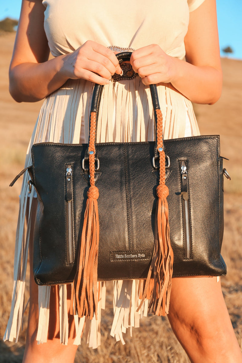 The Nashville Gunner Tote (No Fringe) a Haute Southern Hyde by Beth Marie Exclusive