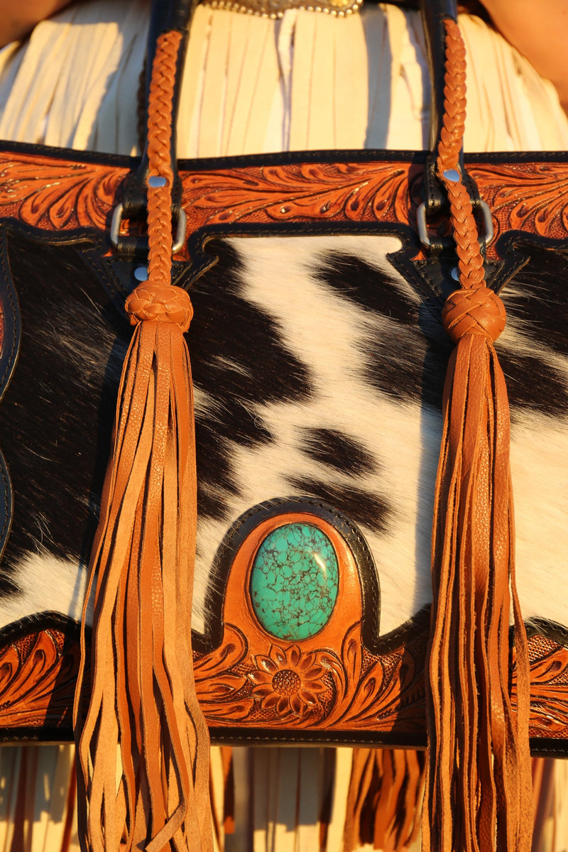 The Nashville Gunner Tote (No Fringe) a Haute Southern Hyde by Beth Marie Exclusive