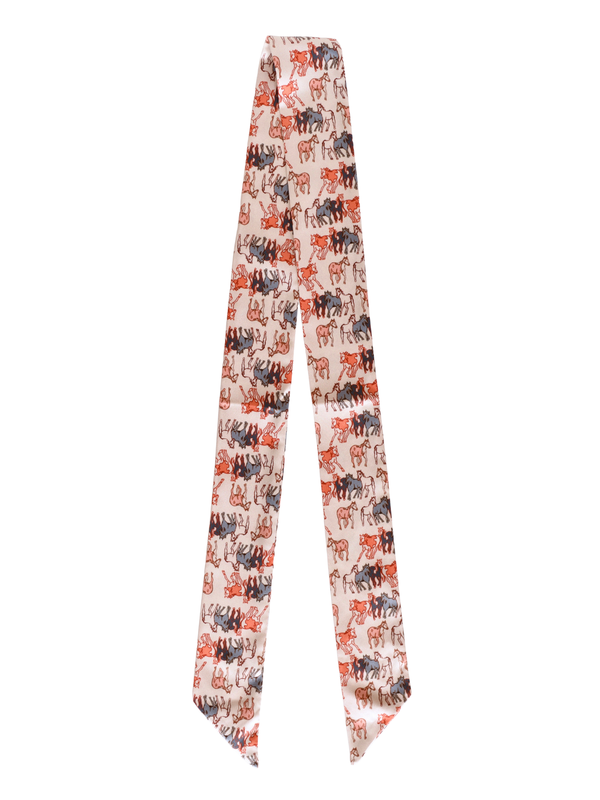 Mustang Meadows Silk Twilly Cowgirl Scarf