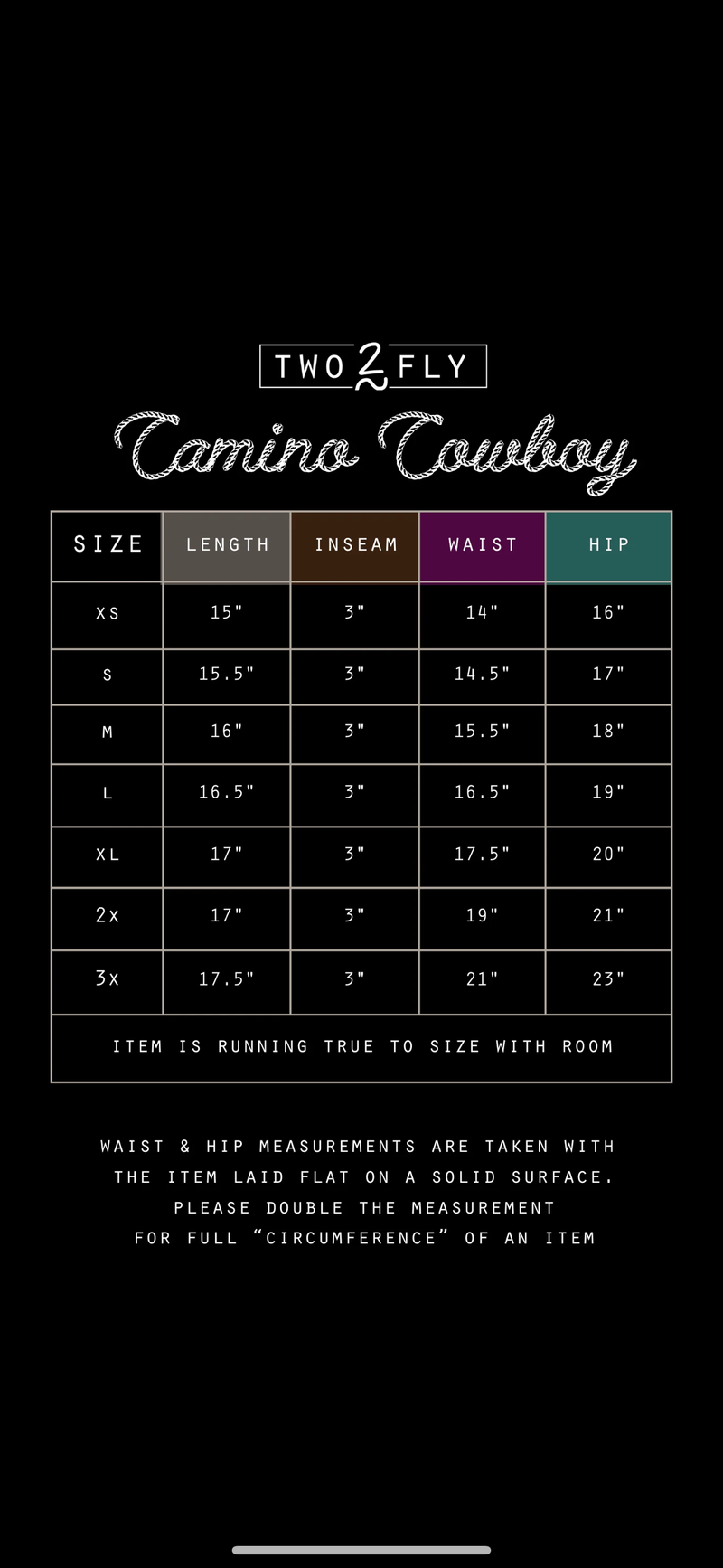 Camino Cowboy Shorts