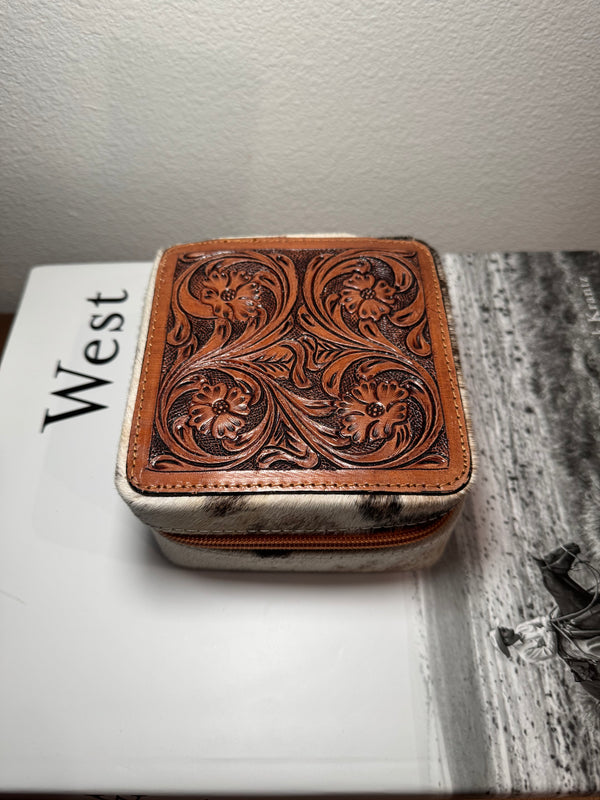 Cowhide Jewelry Box