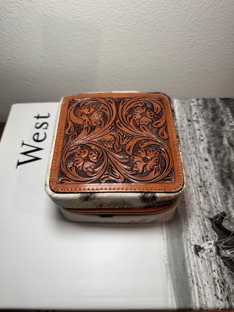 Cowhide Jewelry Box