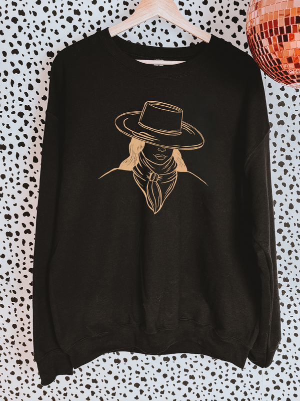 Ranchin Crewneck *Black*