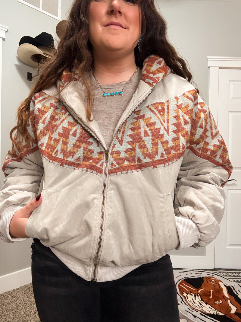 Aztec Bomber Jacket