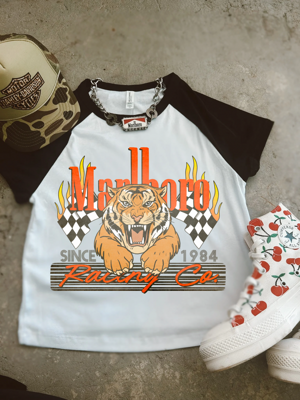 Marlboro Racing Rib Raglan Baby Tee
