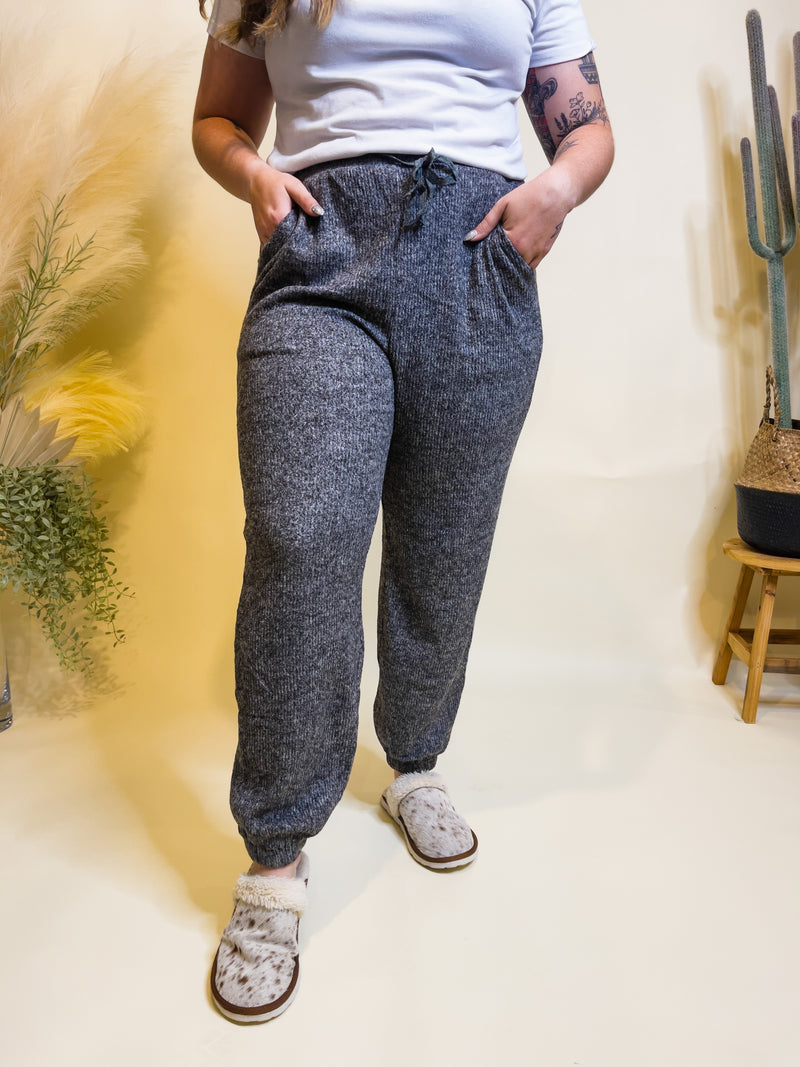 Hallie Ribbed Joggers
