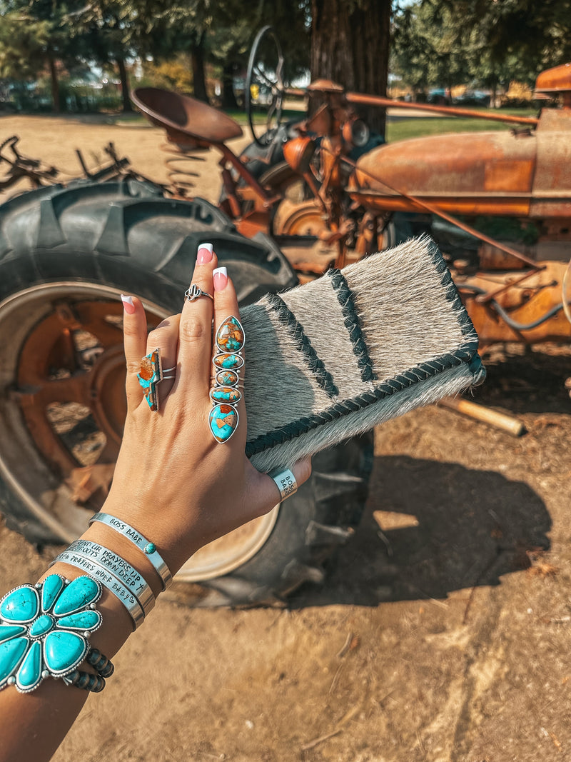 The Black Hazy Full Ryder Wallet a Haute Southern Hyde by Beth Marie Exclusive