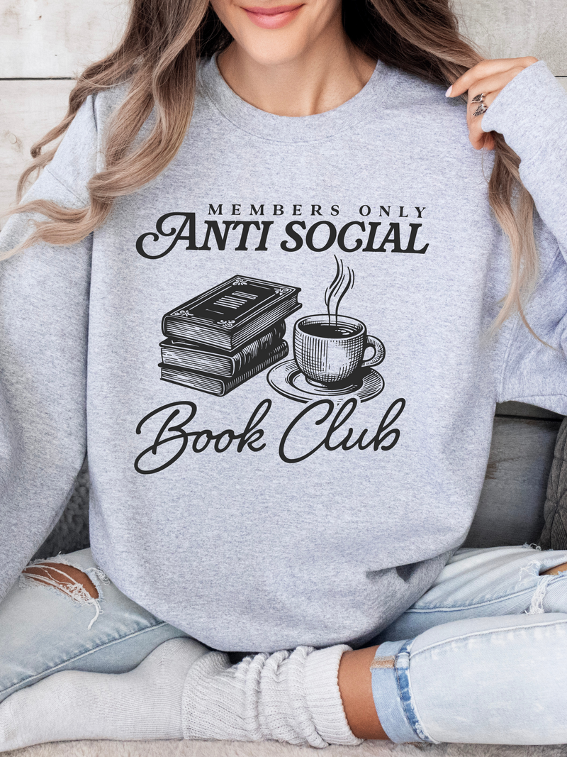 Anti Social Book Club Crewneck