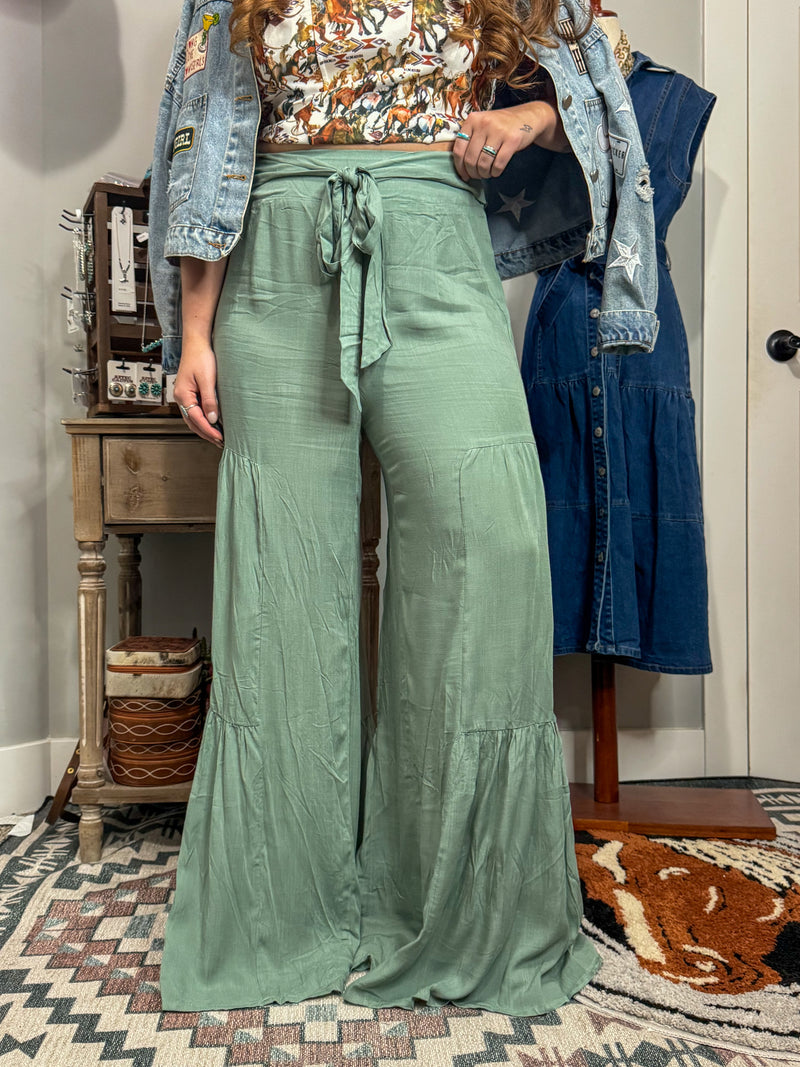 Hippie Babe Pants- Mint