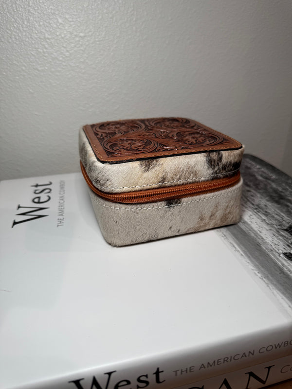 Cowhide Jewelry Box