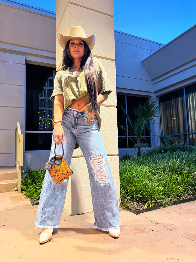 Mandy Wide Leg Jean