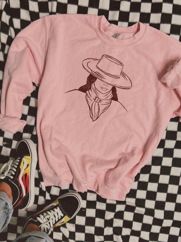 Ranchin Crewneck *Pink*