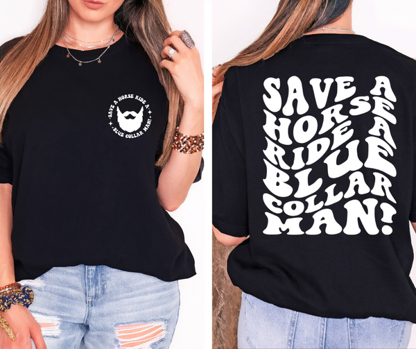 Blue Collar Man Tee
