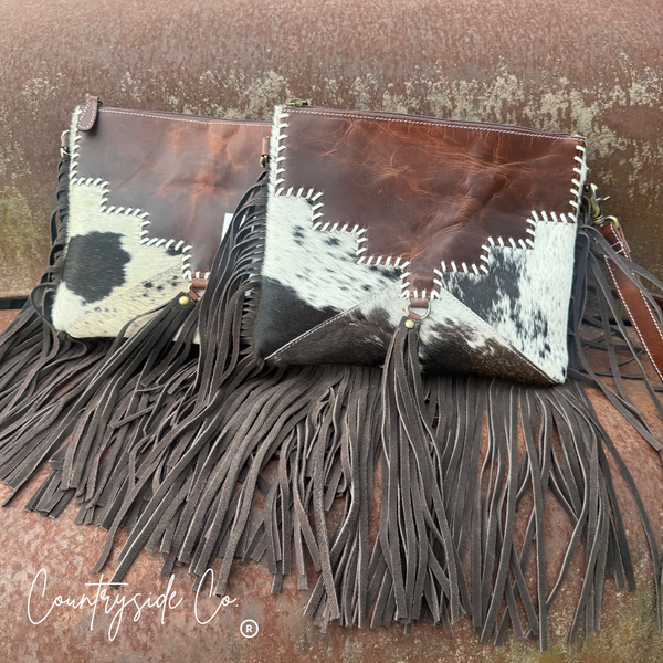 Roper Cowhide Purse by Countryside Co.