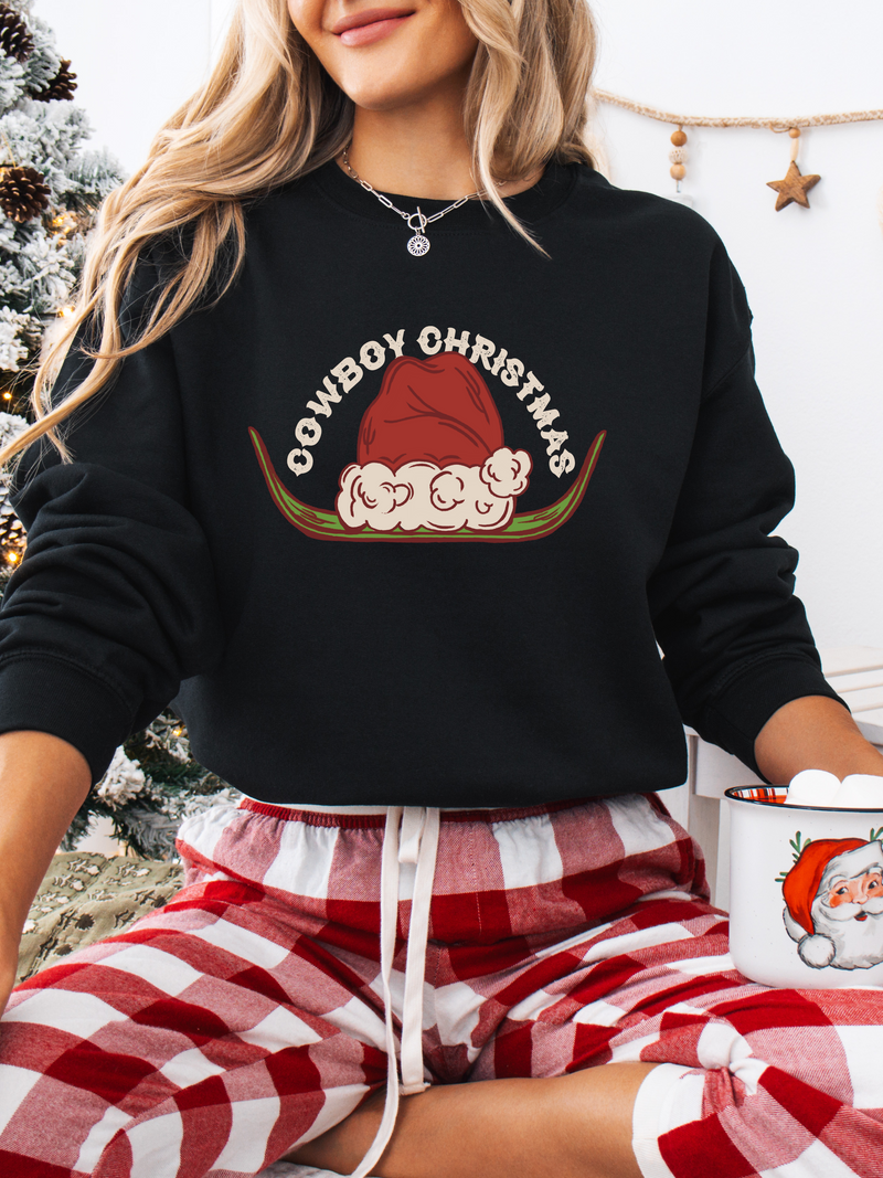 Cowboy Christmas Crewneck