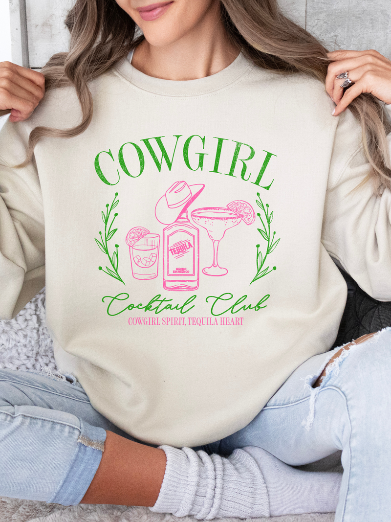 Cowgirl Cocktail Club Crewneck