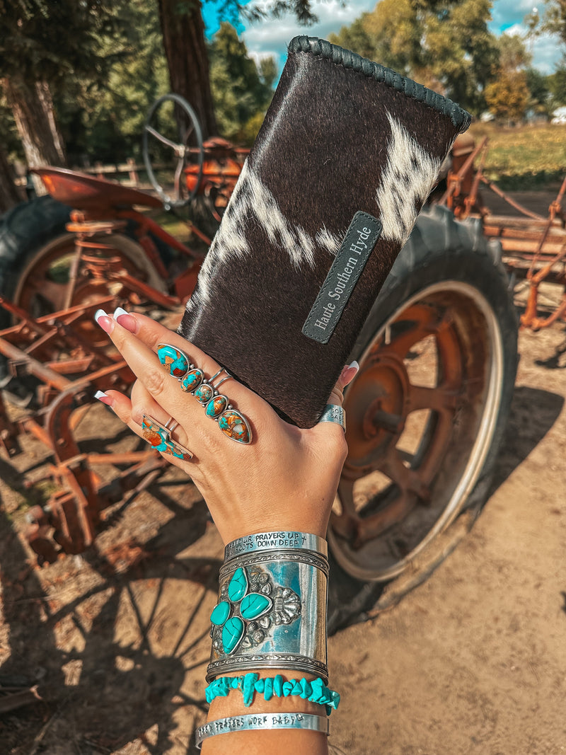 The Elva Wallet (Black Leather) Wallet a Haute Southern Hyde by Beth Marie Exclusive