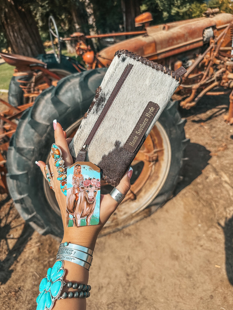 The Brown Full Ryder Wallet a Haute Southern Hyde by Beth Marie Exclusive