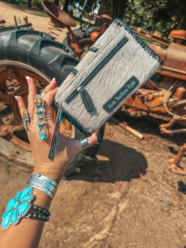 The Black Hazy Full Ryder Wallet a Haute Southern Hyde by Beth Marie Exclusive