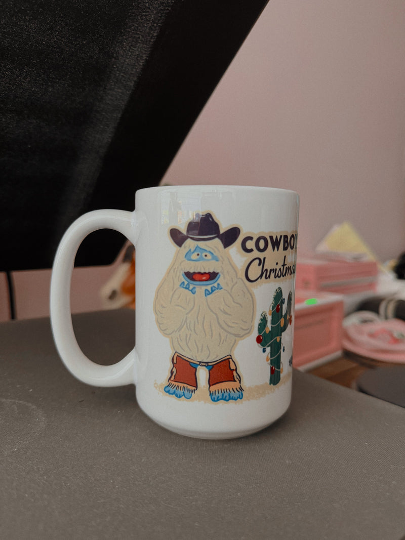 COWBOY XMAS MUG
