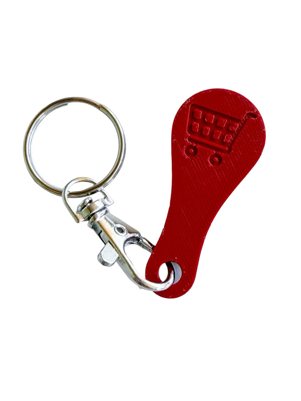 Quarter Saver Keychain-Burgundy