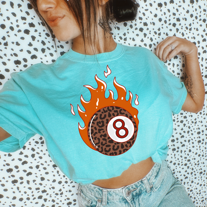 Flamin 8 ball Tee