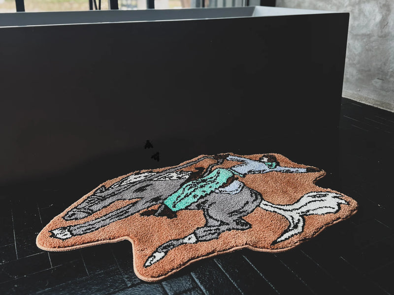 Bronc Rider Rug