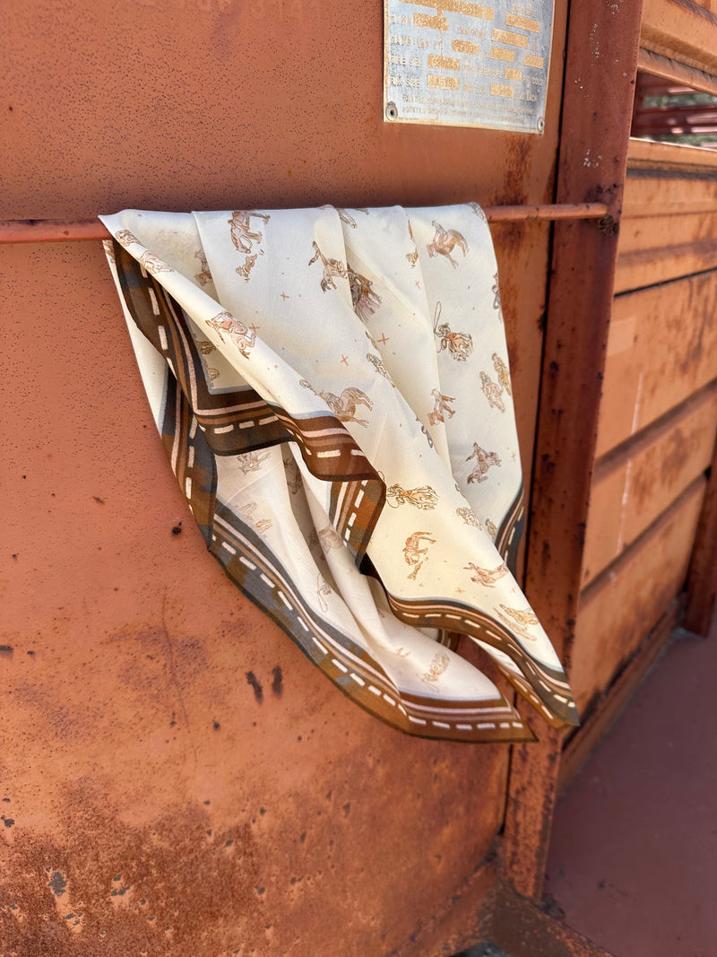 Saddle Club Silk Western Cowgirl Wild Rag Scarf