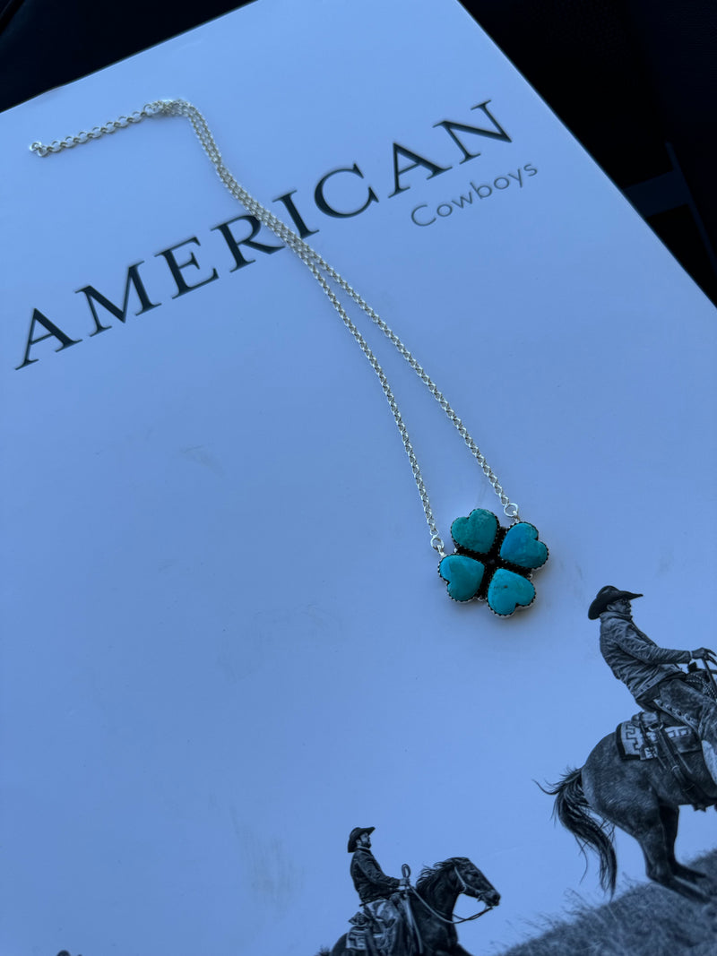 Clover Turquoise Necklace