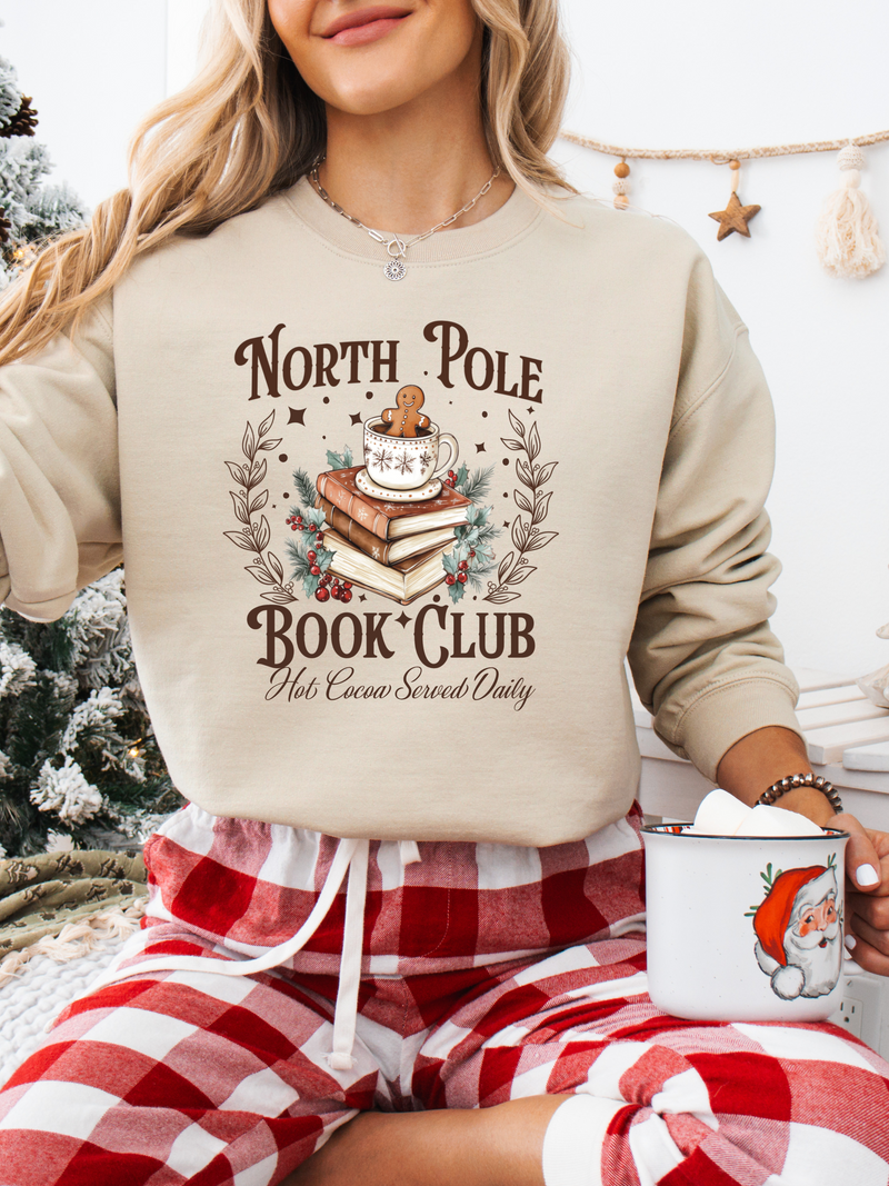 North Pole Book Club Crewneck