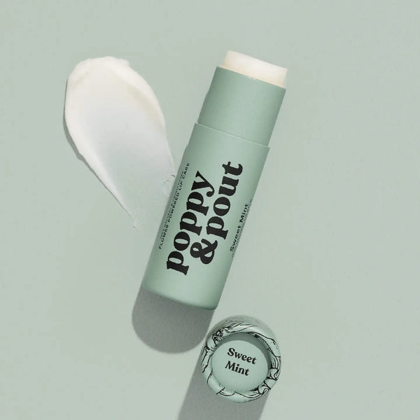 Poppy & Pout Lip Balm- Sweet Mint