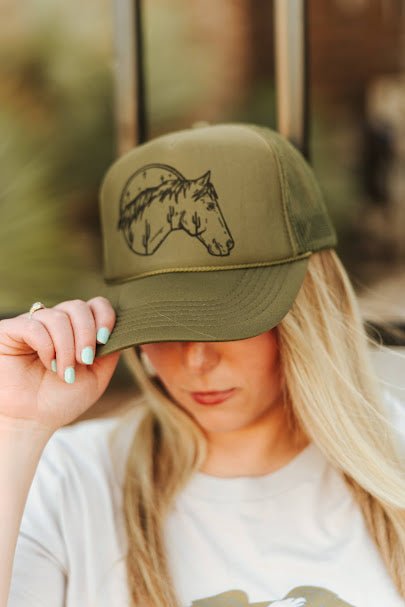 Desert Horse Trucker Hat