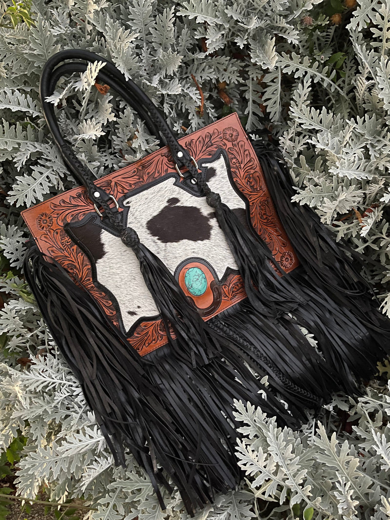 The Nashville Gunner Tote (With Fringe) a Haute Southern Hyde by Beth Marie Exclusive