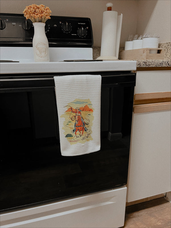 COWBOY TEA TOWEL