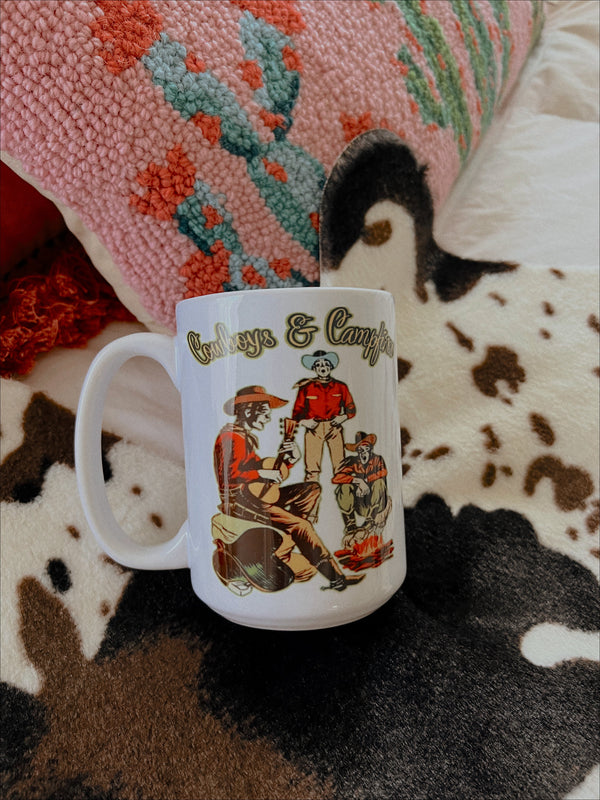 COWBOYS & CAMPFIRES MUG