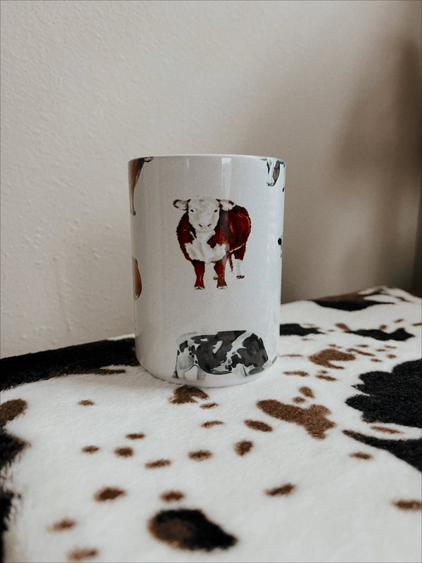 CREAM COW MUG